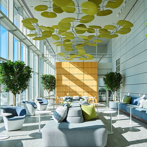 Snowsound Botanica leaf-form acoustic panels
